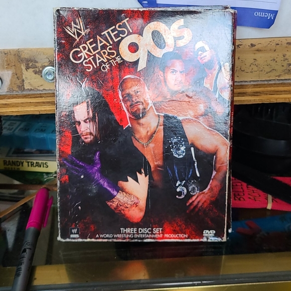 WWE: Greatest Stars of the '90s (DVD 3-disc Set) H - Picture 1 of 6